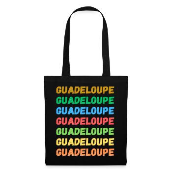 Guadeloupe in Farbe - Stoffbeutel - Schwarz - Vorne