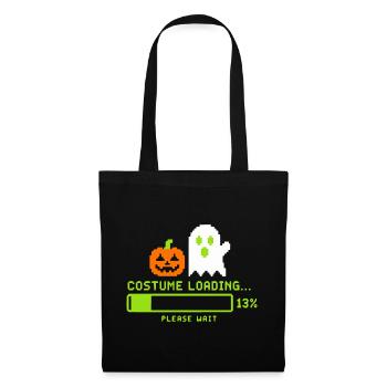 Hallowe Costume Loading Retro Gamer - Stoffbeutel - Schwarz - Vorne