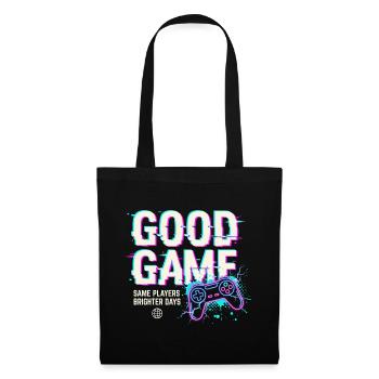 Neon Retro Game Graffiti - Stoffbeutel - Schwarz - Vorne