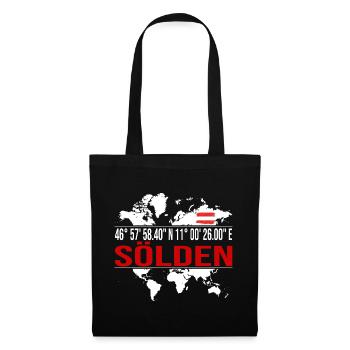 Sölden - Stoffbeutel - Schwarz - Vorne