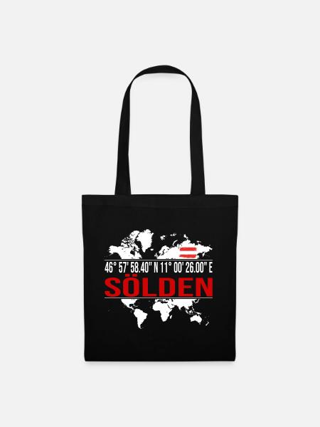 Sölden - Stoffbeutel - Schwarz