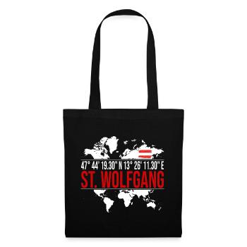 St. Wolfgang - Stoffbeutel - Schwarz - Vorne