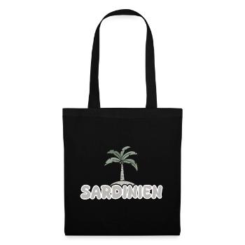 Urlaub Sardinien - Stoffbeutel - Schwarz - Vorne