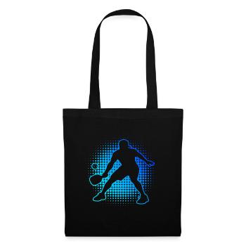 Pickleballspiel Geschenk für Pickleball Profi Fans - Stoffbeutel - Schwarz - Vorne
