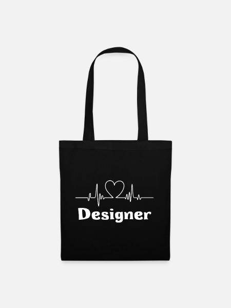 Designer - Stoffbeutel - Schwarz