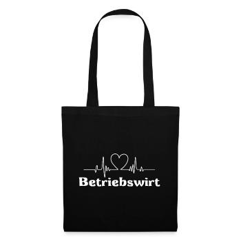 Betriebswirt - Stoffbeutel - Schwarz - Vorne