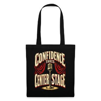 Burlesque Confidence Takes Center Stage - Stoffbeutel - Schwarz - Vorne