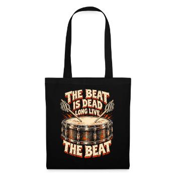 Psychobilly Punkrock The Beat Is Dead - Stoffbeutel - Schwarz - Vorne