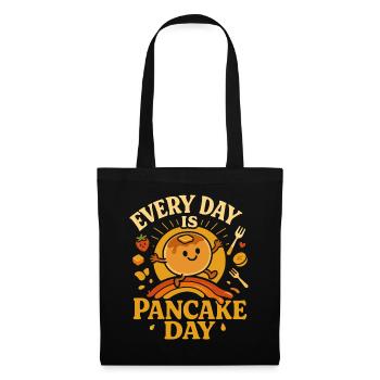 Every Day Is Pancake Day - Stoffbeutel - Schwarz - Vorne
