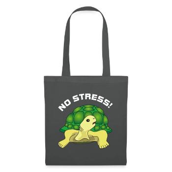 no stress - Stoffbeutel - Graphite - Vorne