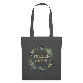 POLTER CREW! personalisierbar - Stoffbeutel - Graphite - Vorne