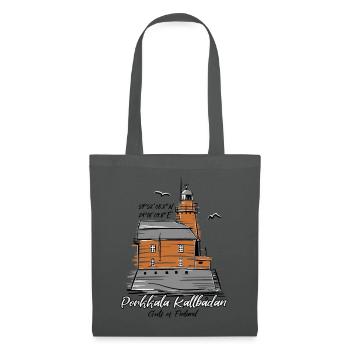 CARROT KALLBÅDA LEUCHTTURMPRODUKTE UND GESCHENKE - Stoffbeutel - Graphite - Vorne