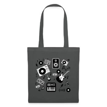 Pêle-Mischen Musik - Stoffbeutel - Graphite - Vorne