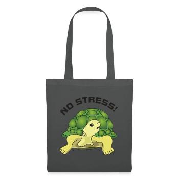no stress - Stoffbeutel - Graphite - Vorne