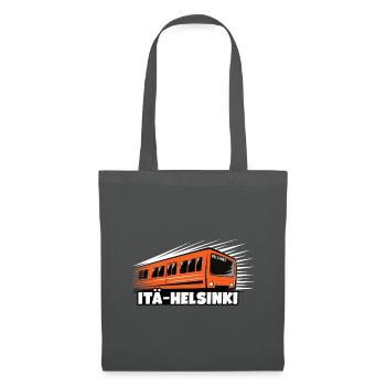 METRO ITÄ-HELSINKI T-Shirts, Hoodies, Geschenke, etc. - Stoffbeutel - Graphite - Vorne