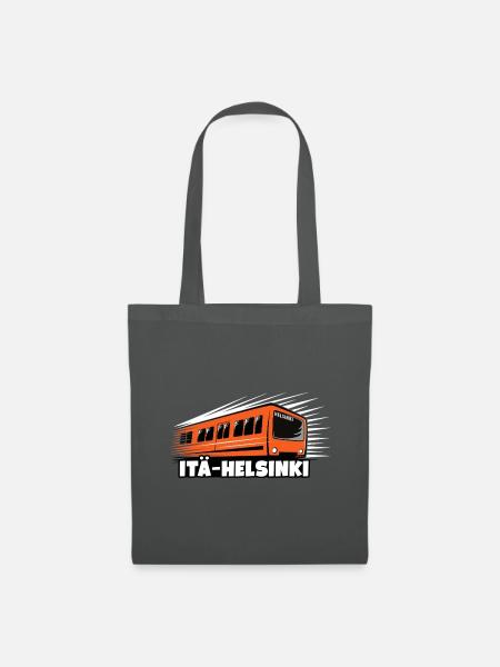 METRO ITÄ-HELSINKI T-Shirts, Hoodies, Geschenke, etc. - Stoffbeutel - Graphite