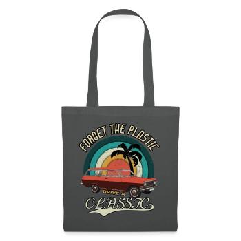 Vintage Drive the classics Oldtimer Classic Car - Tote Bag - graphite grey - Front