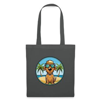 Polnische Jagdhund Hund Rasse Cartoon Sonnenbrille - Stoffbeutel - Graphite - Vorne