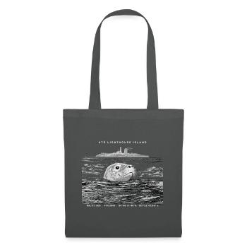 UTÖ GREY SEAL - Marine Textilien und Geschenke - Stoffbeutel - Graphite - Vorne
