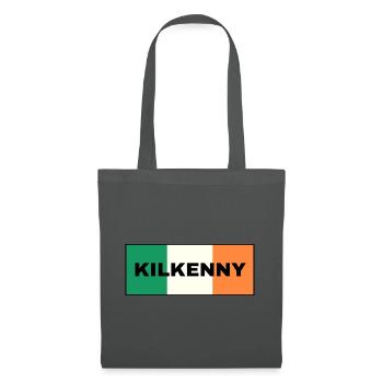Kilkenny City in irischer Flagge - Stoffbeutel - Graphite - Vorne