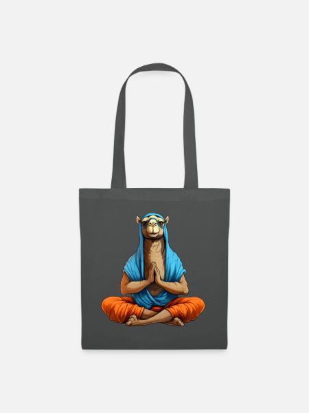 Yoga Kamel - Stoffbeutel - Graphite