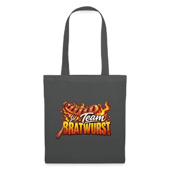 Team Bratwurst Grillhelden - Stoffbeutel - Graphite - Vorne