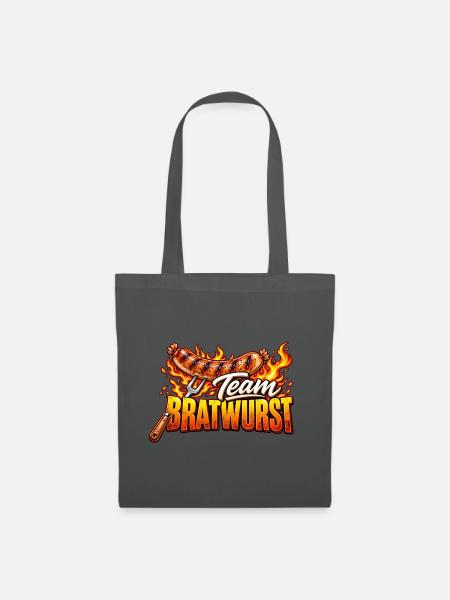 Team Bratwurst Grillhelden - Stoffbeutel - Graphite