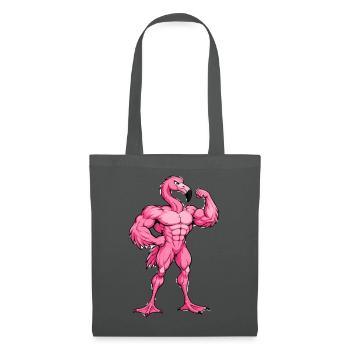 Pink Flamingo Fitness - Stoffbeutel - Graphite - Vorne