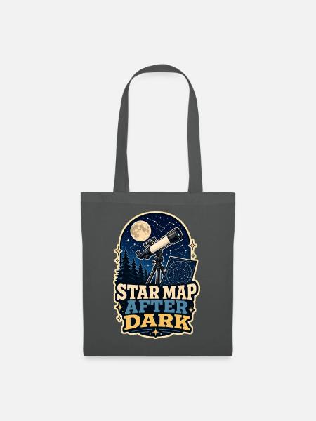 STAR MAP AFTER DARK - Stoffbeutel - Graphite