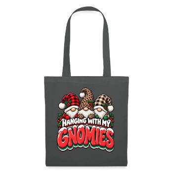 Hanging with My Gnomies - Stoffbeutel - Graphite - Vorne