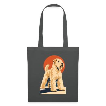 Weichfell-Wheaten Terrier - Stoffbeutel - Graphite - Vorne