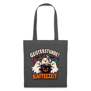Geisterstunde Kaffeezauber - Stoffbeutel - Graphite - Vorne