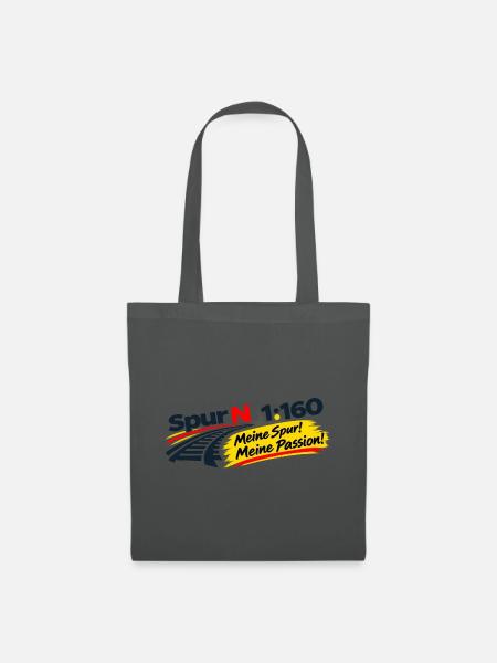 Spur N 1:160 / Meine Spur! - Meine Passion! - Stoffbeutel - Graphite