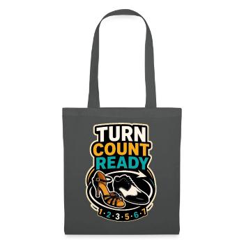 TURN COUNT READY - Stoffbeutel - Graphite - Vorne