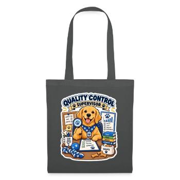 Qualitätskontrollhund Supervisor - Stoffbeutel - Graphite - Vorne