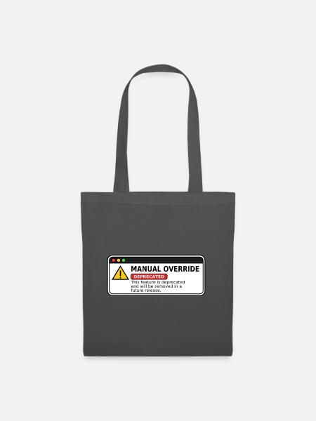 Manual Override  - Stoffbeutel - Graphite