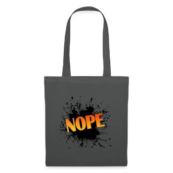 Nope Gradient - Stoffbeutel - Graphite - Vorne