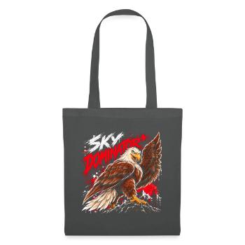 Sky Dominator Adler - Stoffbeutel - Graphite - Vorne