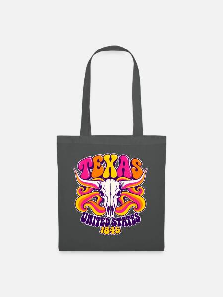 Texas 1845 Psychedelic - Stoffbeutel - Graphite