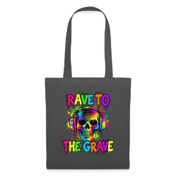 Rave Skull Neon-Kopfhörer - Stoffbeutel - Graphite - Vorne