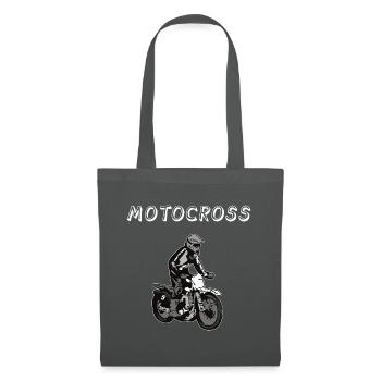 motocross - Stoffbeutel - Graphite - Vorne