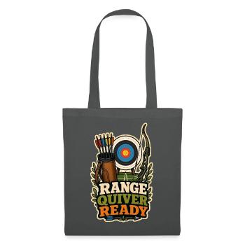 RANGE QUIVER READY - Stoffbeutel - Graphite - Vorne