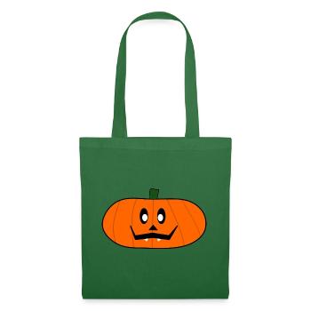 HALLOWEEN. KÜRBIS. HALLOWEEN-KÜRBIS - Stoffbeutel - Fichte - Vorne