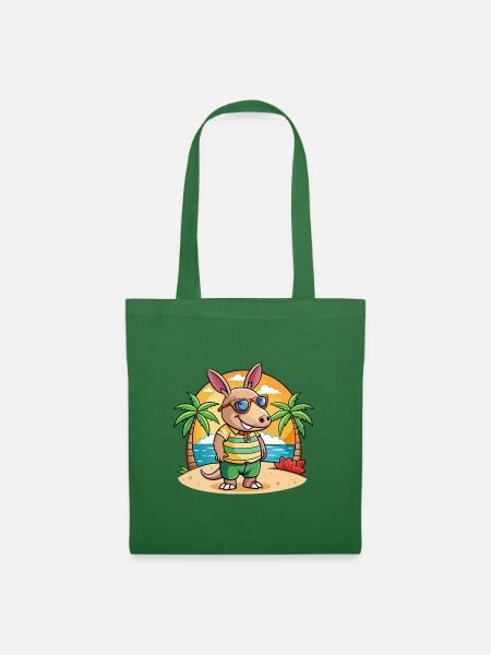 Erdferkel Lustige Cartoon Sommer Strand Sonnenbrille - Stoffbeutel - Fichte