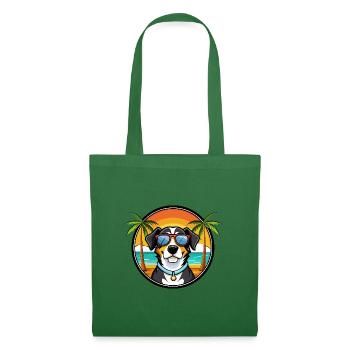 Entlebucher Sennenhund Rasse Cartoon Sonnenbrille - Stoffbeutel - Fichte - Vorne