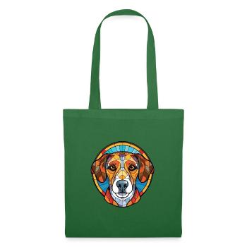 Perro de Pastor mallorquinische Hunderasse Aquarell - Stoffbeutel - Fichte - Vorne