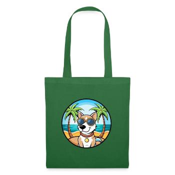 Ariege Pointer Hund Rasse Cartoon Sonnenbrille Strand - Stoffbeutel - Fichte - Vorne