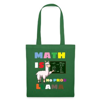 Mathe Spruch Mathematik Mathelehrer - Stoffbeutel - Fichte - Vorne