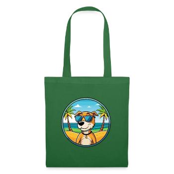 Auvergne Vorstehhund Rasse Cartoon Sonnenbrille Strand - Stoffbeutel - Fichte - Vorne