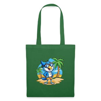 Blue Jay Lustige Cartoon Sommer Strand Sonnenbrille - Stoffbeutel - Fichte - Vorne